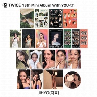 TWICE 13th Mini Album With YOU-th Youth Photocard Poster Film Sticker Jihyo