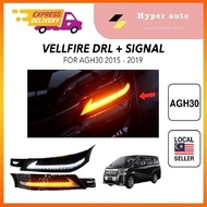Toyota Vellfire Alphard 2016-2019 Headlamp Daylight Signal ANH30 AGH30 AH30 accessories LED light