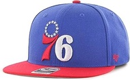 '47 Philadelphia 76ers No Shot Two Tone Captain Blue Snapback Adjustable Hat