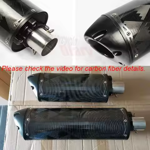 For Two Brother TwoBroth 38mm-51mm Universal Motorcycle Exhaust CNC Pipe Escape Moto USA Bro DB Kill