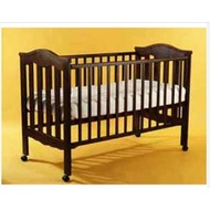 Seni Daya AngelCot Premium Local Made Solid Wood Baby Cot Sdb865 Size 70cm x 130cm 4 in 1 Baby Cot