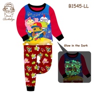 B1545 Didi & Friends Glow in the Dark Sleepwear / Baju Tidur (2 -14y)