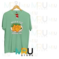 Indonesian food distro t-shirt, egg martabak, egg, combed cotton 30s, mru store