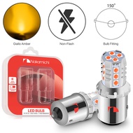 2PCS Nakamichi 16LED Car Signal Light 1156/PY21W/P21W T20-7440/WY21W Signal Light Replacement