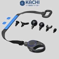 Kachi MK353 Pro massage gun with 6 massage heads with vibrating belt