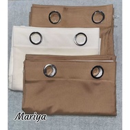 Katrina Cloth Groomet Curtain (60X72 INCH) Sold 3 IN 1 Set