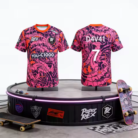 Paper Rex Raptor Jersey Series Uniform VALORANT Esports Club PRX Tees Male F0RSAKEN Streetwear Fans 