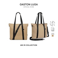 Gaston Luga Model Dash Shopper Latte Crossbody Bag