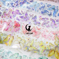 [LA-028]35cm washi tape butterfly glitter decoration-Lalune Store