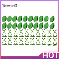 【Yinahiut001】80Pcs Plant Climbing Wall Fixture Clips Plant Fixer Vines Garden Green Leaf Plant Wall 