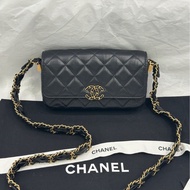 香奈兒 Chanel 23k 法棍包 黑金 全新現貨