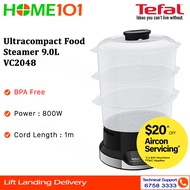 Tefal Ultracompact Food Steamer 9.0L VC2048