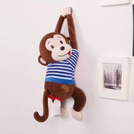 Hanging Monkey Doll Tissue Holder Hanging Car Tissue Holder/