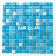Mozaik Bisazza Type Sherin - Mosaic Mozaik Kolam Renang Warna Tosca