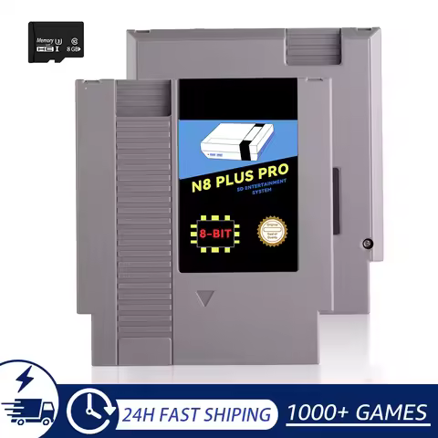 1000 in 1 N8 Plus Game Card For NES 8 Bit Video Game Console Remix Game Cartridge with Save Funtion