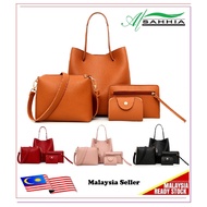 2Y3 Al Sahhia 4 in 1 Tote Shoulder Bag Set Sling Beg Tangan Handbag