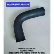 TURBO AIR HOSE FOR HINO DUTRO WU-342 HD/4D NO.1 SHORT (ID.45MM OD.56MM)(26CM LENGTH)(17341-E0210-130