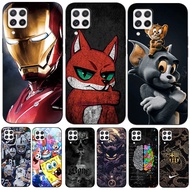 For Samsung A22 4G Case 6.4inch Phone Back Cover For Samsung Galaxy A22 4G GalaxyA22 A 22 black tpu case Cool sports car cute cats