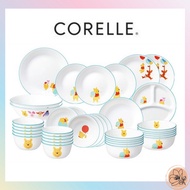 Corelle x (NEW) Disney Pooh and Friends Tableware 12 Types Rice Bowl Plate Noodle Bowl