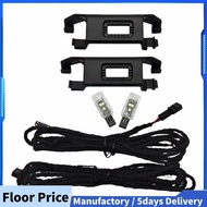 Rear LED Footwell Light Cable Wiring Harness Bracket Lamp Holder Bright Light 2pcs LED Footwell Ligh