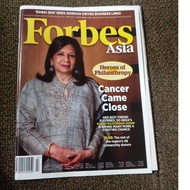 Forbes Asia Magazine June 2013 Edition Heroes of Philantrophy Vintage Original Kiran Mazumdar Shaw