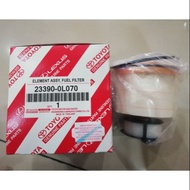 TOYOTA HILUX REVO GUN120 GUN125 DIESEL FUEL FILTER 23390-OL070 OE MADE IN THAILAND
