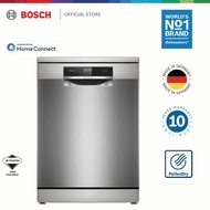 Bosch Series 8 Freestanding Dishwasher Stainless Steel HomeConnect 60cm Zeolite® Technology - SMS8YC