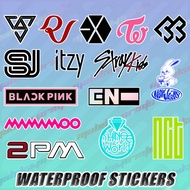 【 KPOP 】WATERPROOF VINYL STICKER | SOLD PER PIECE LOGO | LAMINATED VINYL WATERPROOF STICKER | LAP