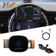 Car Mobile Phone Holder Wireless Charging Adjustable Bracket For Mini Cooper F54 F55 F56 F57 F60 cou