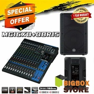 Paket Speaker Yamaha DBR-15 / DBR15 / DBR 15 + MG16xu