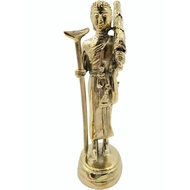Thailand Buddha Statue Pure Copper Phra Sivali Sivali Venerable 10cm Knee Length (Sivali Venerable V