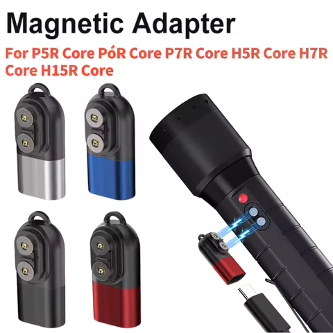 Compactly USB C Charger For Ledlenser H5R P6R H7R H15R H19R P18R Flashlights Headlamps Power Adapter