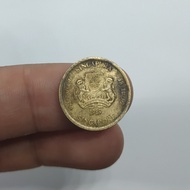 Koin Kuno 5 Sen Singapura Tahun 1989