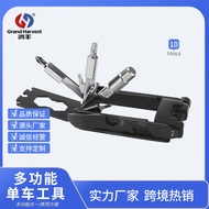 Hongfeng Outdoor Bicycle Repair Tools Stainless Steel Multi-Function Wrench Hardware Tools Detachabl