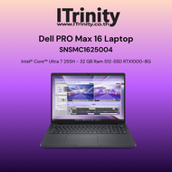 Dell Pro Max 16 Laptop – SNSMC1625004 เดลล์ คอมพิวเตอร์พกพา Pro max 16 รับเครื่อง+แบต ประกัน 3 ปี On