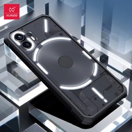 NOTHING PHONE 2 CASE NOTHING PHONE 2A TRANSPARENT CLEAR CASE ANTI-SHOCKPROOF BLACKFusion