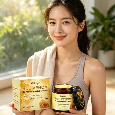 South Moon Bee Venom Comprehensive Cream Soft Smooth Skin Blemish Remover Improve Texture Honey Hydr