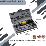 41pcs Spanar Set Rachet Screw Tool Repair Kit Assembly