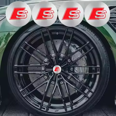 4pcs 56mm 60mm 65mm 75mm 90mm Car Emblem Logo Sticker Car Wheel Center Hub Cap Badge Accessories for