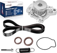 Engine Timing Belt Kit with Water Pump Tensioner, Compatible with 2001 2002 2003 2004 2005 Honda Civ