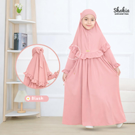 Shahia Servantina - [Satu Set Jilbab] Zivana Set Dress Gamis Anak Perempuan