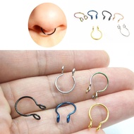 Fake Body Piercings Nose Ring Nose Hoop Septum Ring Fashion Jewelry