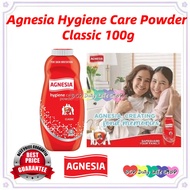 Agnesia Hygiene Care Powder Classic (New Look) Agnesia Antiseptic Powder / Talcum 100g