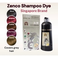 Zenco Hair Dye Shampoo/Hair Colour-In 400ml Natural Black/Coffee/Burgundy/Hair Dye/Hair shampoo