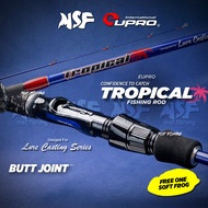[MSF] Eupro Tropical Rod | Joran Pancing Solid Carbon Butt Joint Spinning Fishing Toman Haruan Bujuk