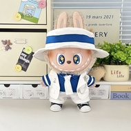 Ready Stock LABUBU Chess King 37cm Vinyl Doll Clothes LABUBU Plush Trendy Play Baby Clothes Only Bab