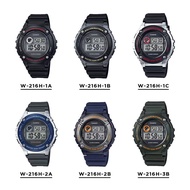 [Ready Stok] Jam Tangan Pria Casio W-216H-3B Original - W216H Hijau Casio Original Jam Tangan Casio 