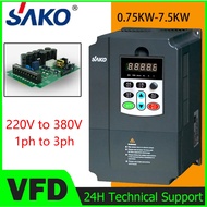 SAKO SKI670 Inverter VFD Variable Frequency Converter INPUT 1 Phase AC 220V OUTPUT 3 380V