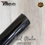 (HARGA 1 ROLL) skotlet profix hitam glossy P 15meter x L 45cm