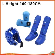 [PrettyiaSG] Taekwondo Sparring Gear Set with Shin Guards Footgear for Taekwondo Sparring